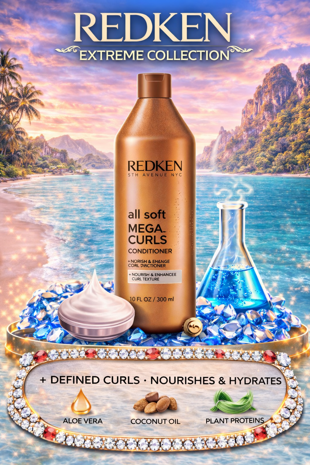 Redken All Soft Mega Curl Conditioner 10 oz