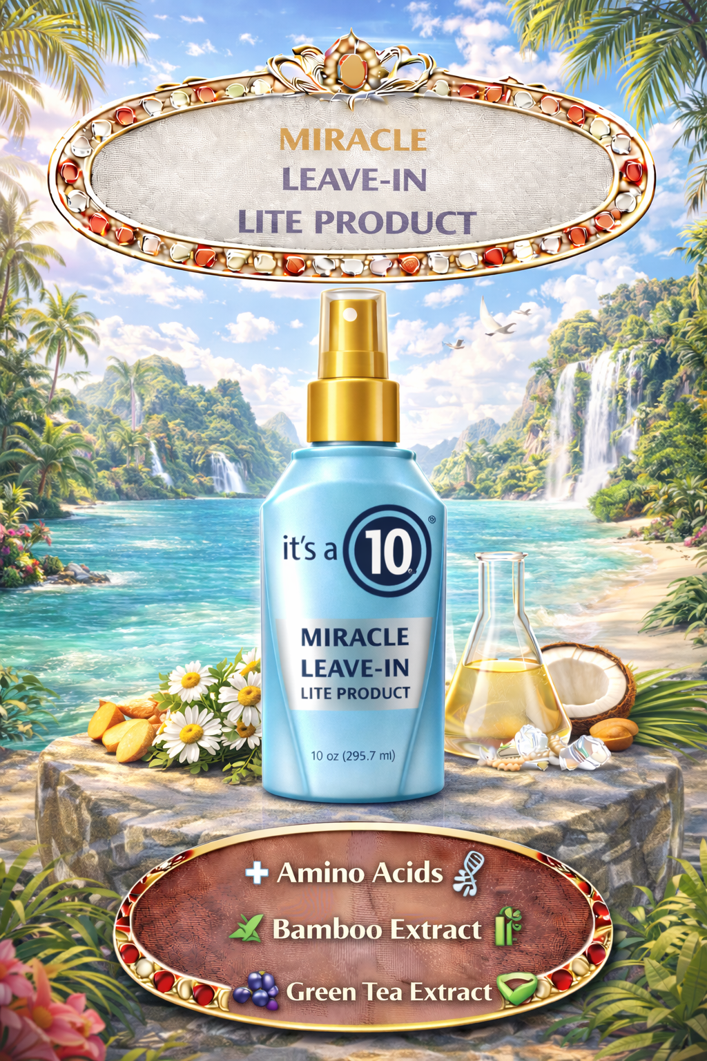 ts A 10 Miracle Leave In Lite Product 10 oz