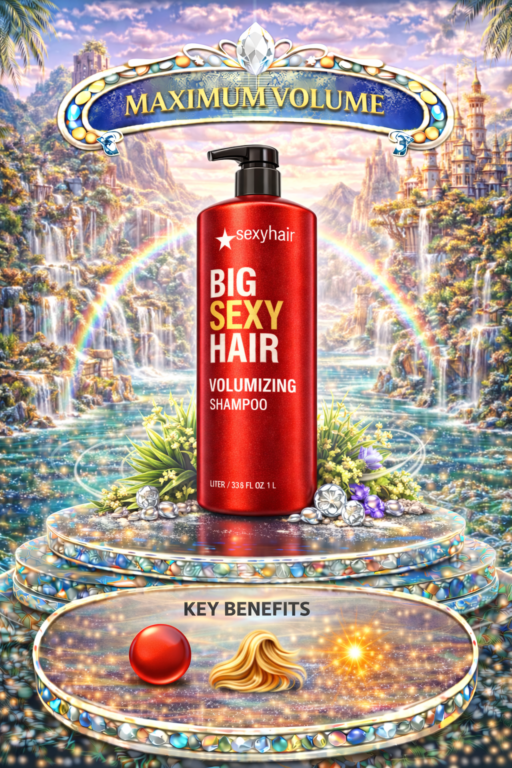 Sexy Hair Big Sexy Hair Volumizing Shampoo 33.8 oz
