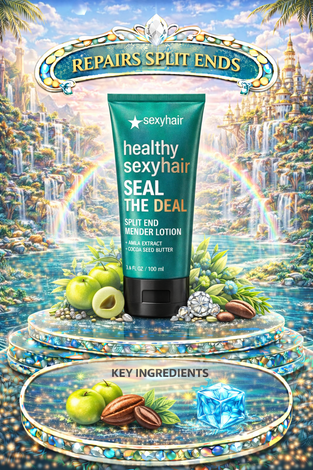 Sexy Hair Healthy Sexy Hair Seal The Deal Split End Mender Lotion 3.4 oz