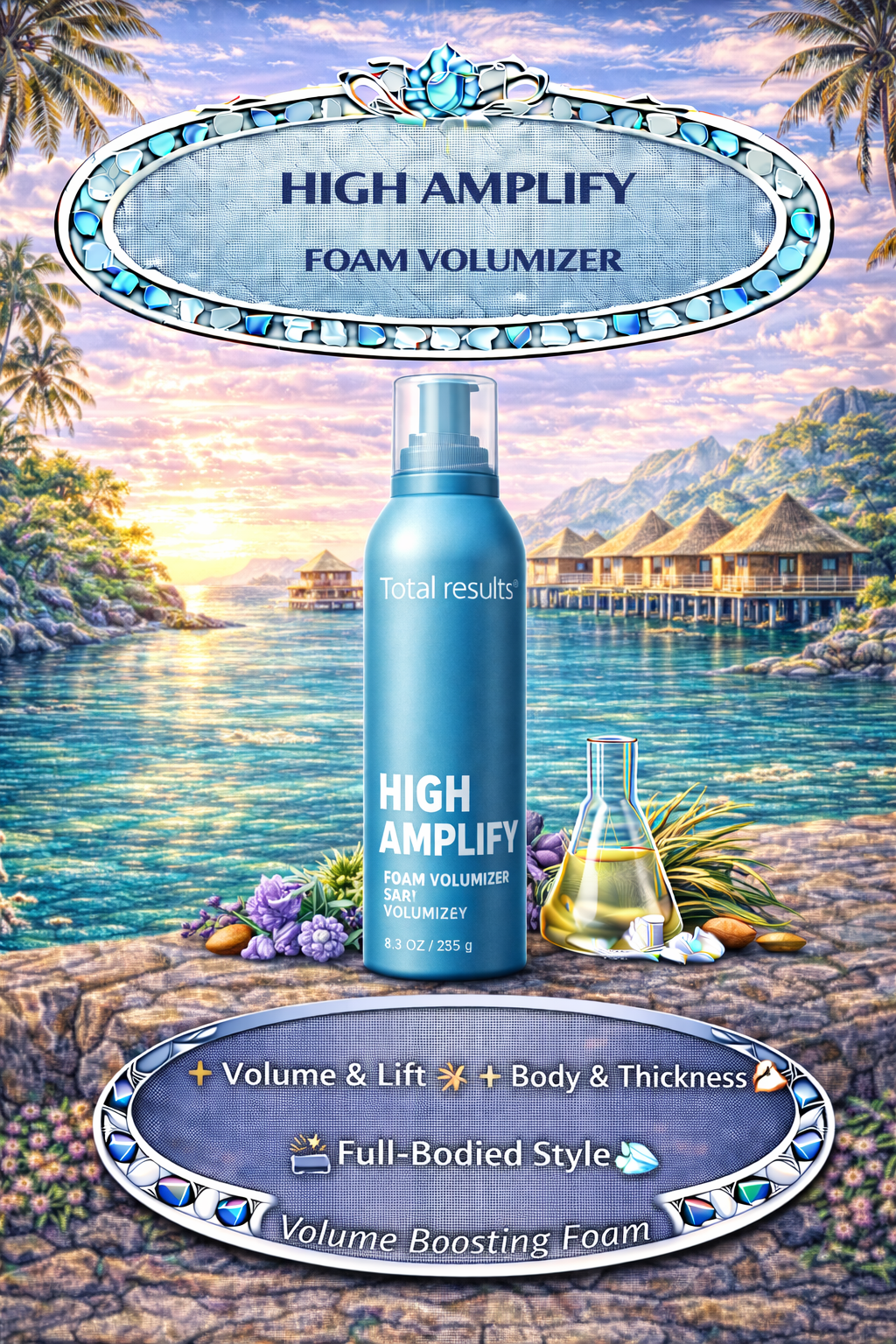 Total Results High Amplify Foam Volumizer 8.3 oz
