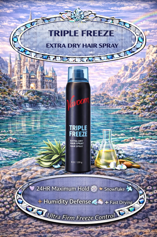 Vavoom Triple Freeze Extra Dry Hair Spray 9 oz