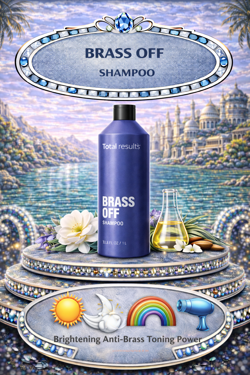 Total Results Brass Off Shampoo 33.8 oz