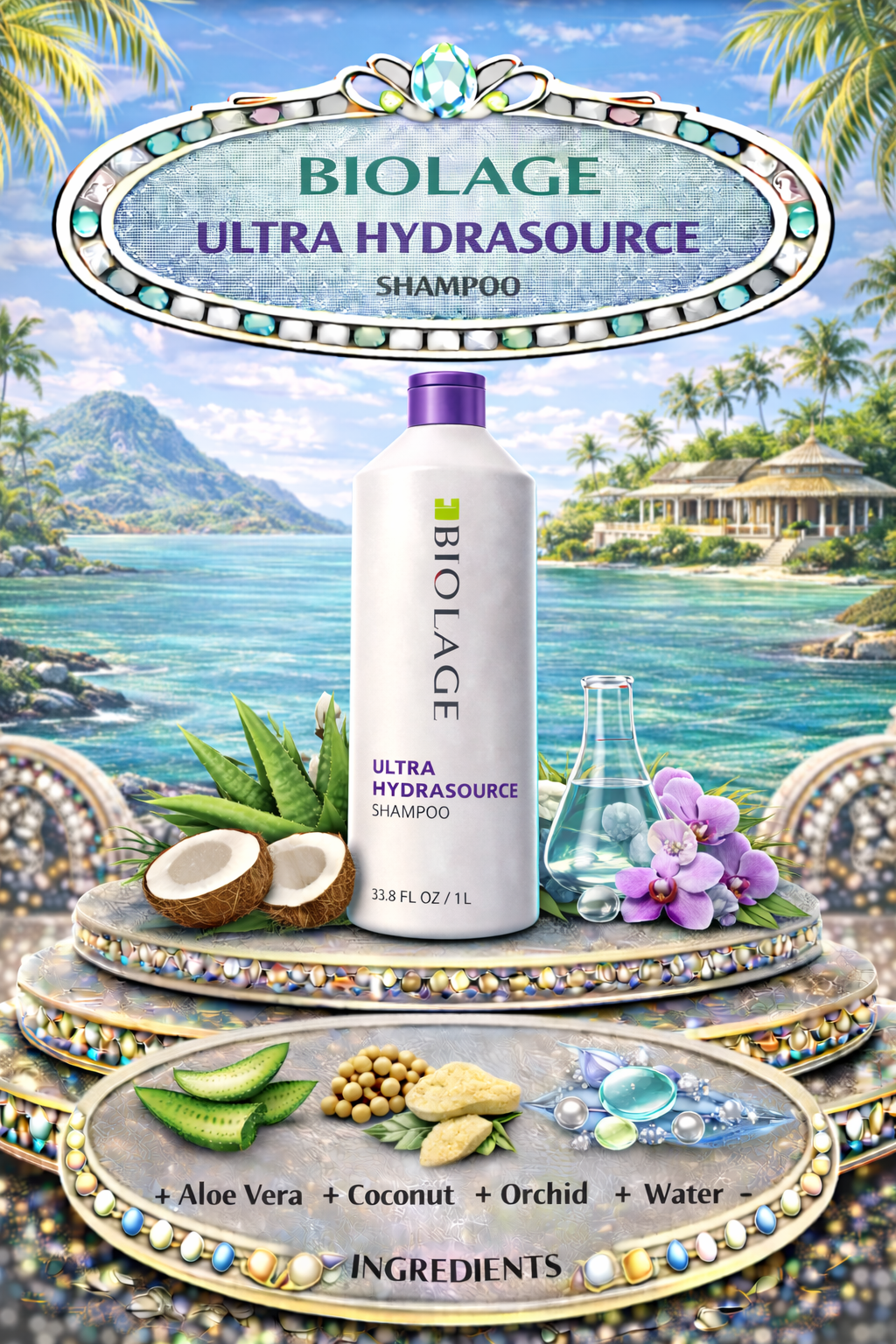 Biolage Ultra Hydrasource Shampoo 33.8 oz