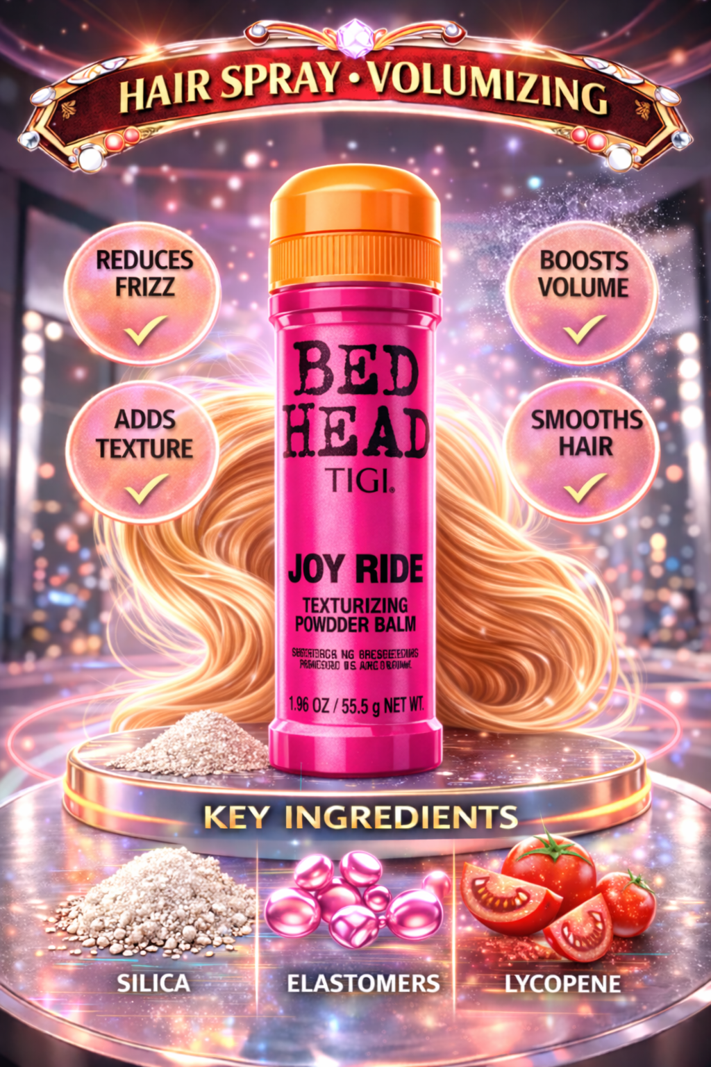 Bed Head Joy Ride Texturizing Powder Balm 1.96 oz