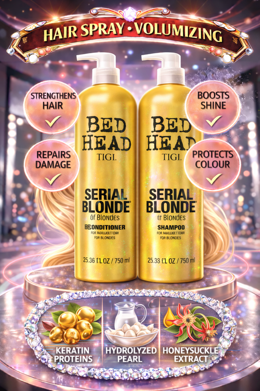 Bed Head 2 Piece Serial Blonde Tween Duo With Conditioner & Shampoo 25.36 oz Each