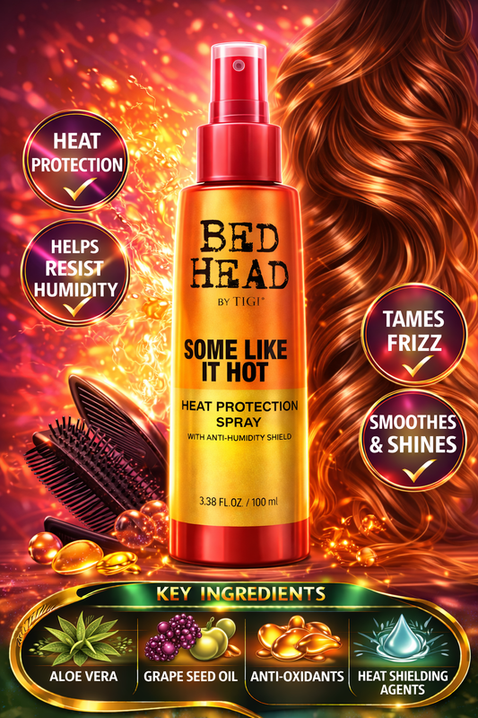 Bed Head Some Like It Hot Heat Protection Spray With Anti-Humidity Shield 3.38 oz