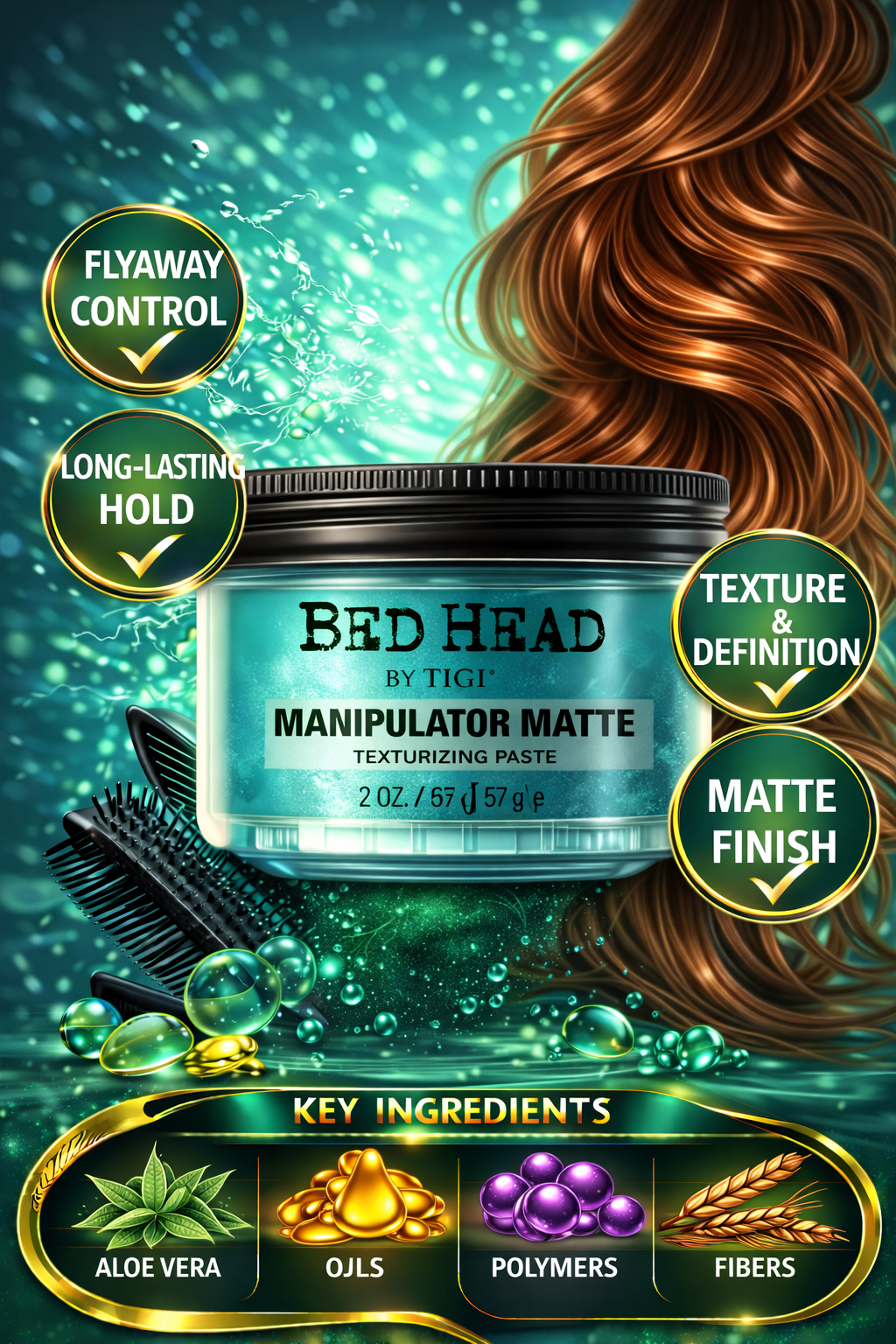 Bed Head Manipulator Matte 2 oz