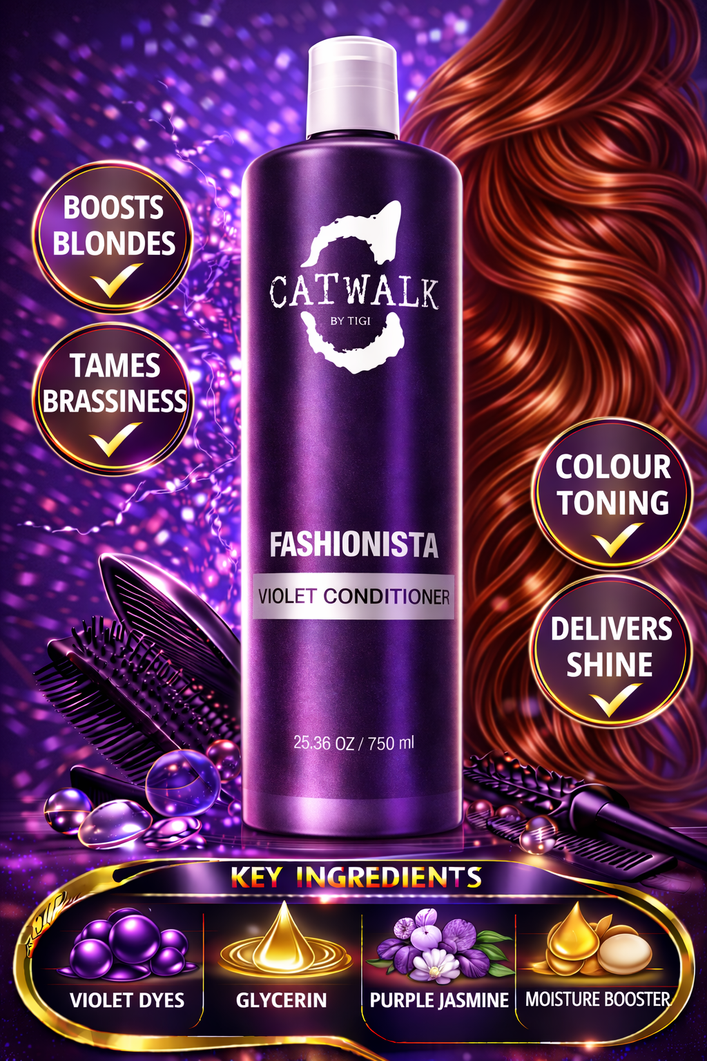 Catwalk Fashionista Violet Conditioner 25.36 oz