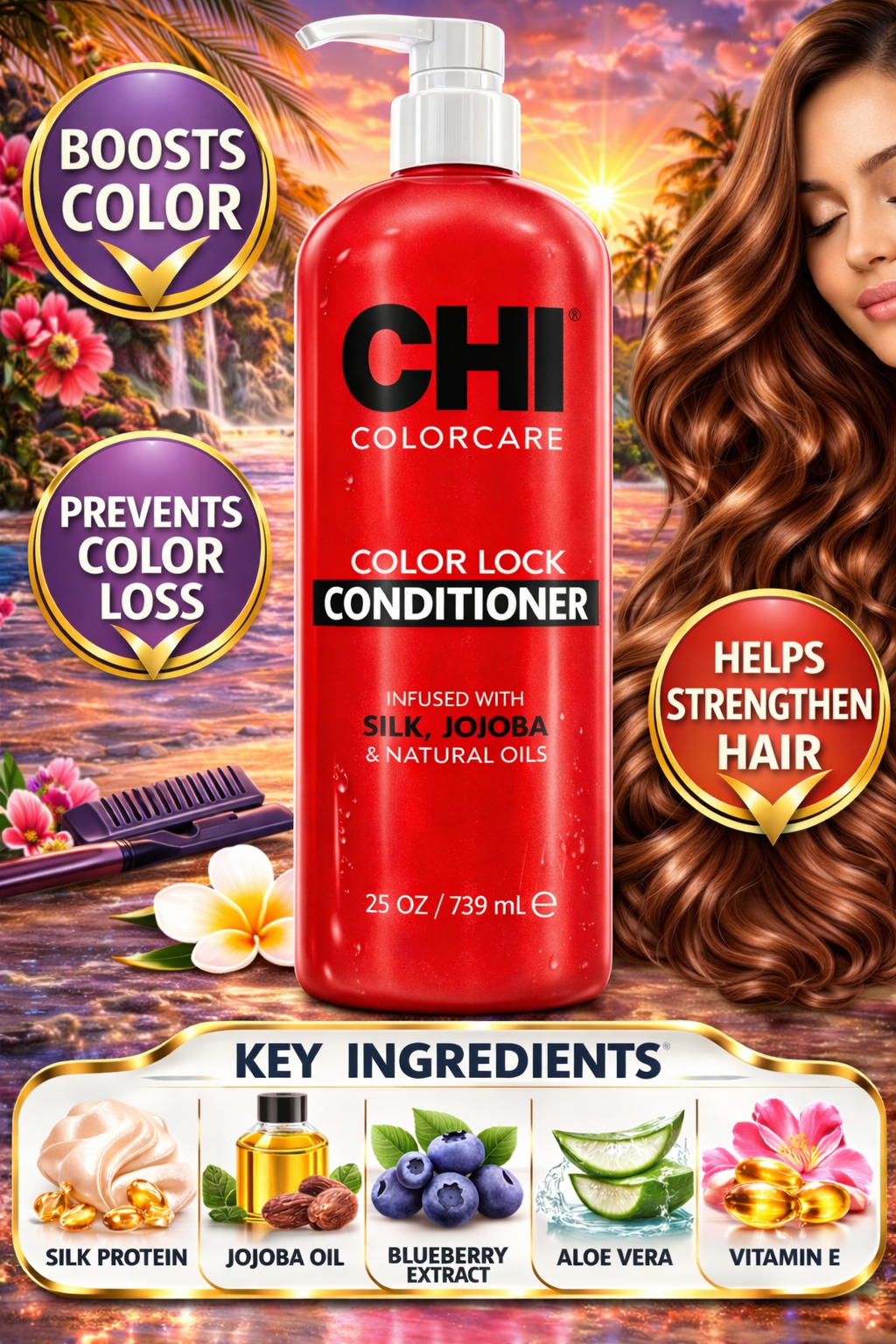 Chi Colorcare Color Lock Conditioner 25 oz