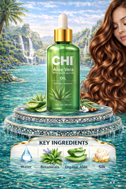 Chi Aloe Vera With Agave Nectar Oil 3 oz