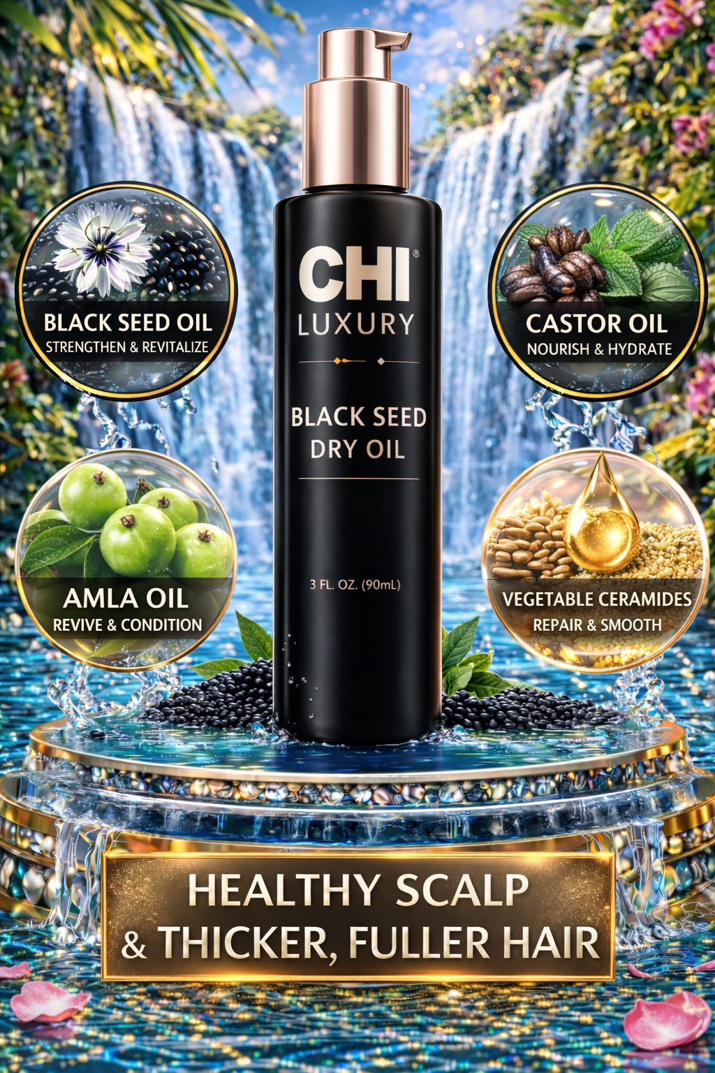 Chi Luxury Black Seed Dry Oil 3 oz