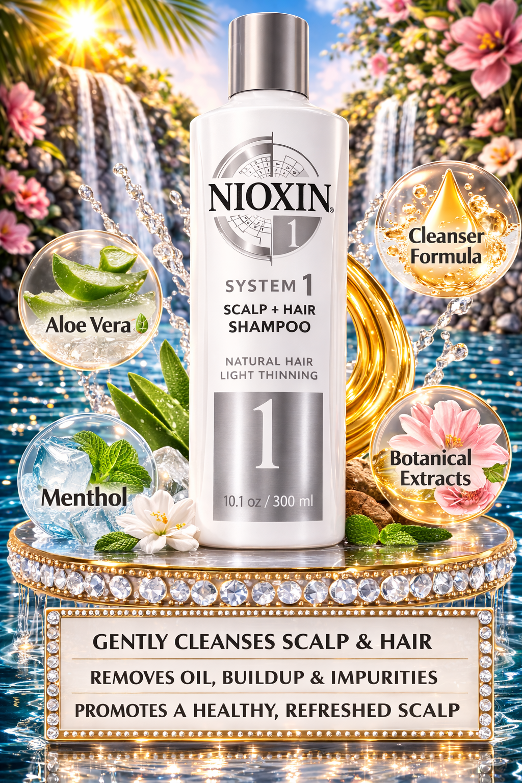 Nioxin System 1 Scalp + Hair Shampoo 10.1 oz