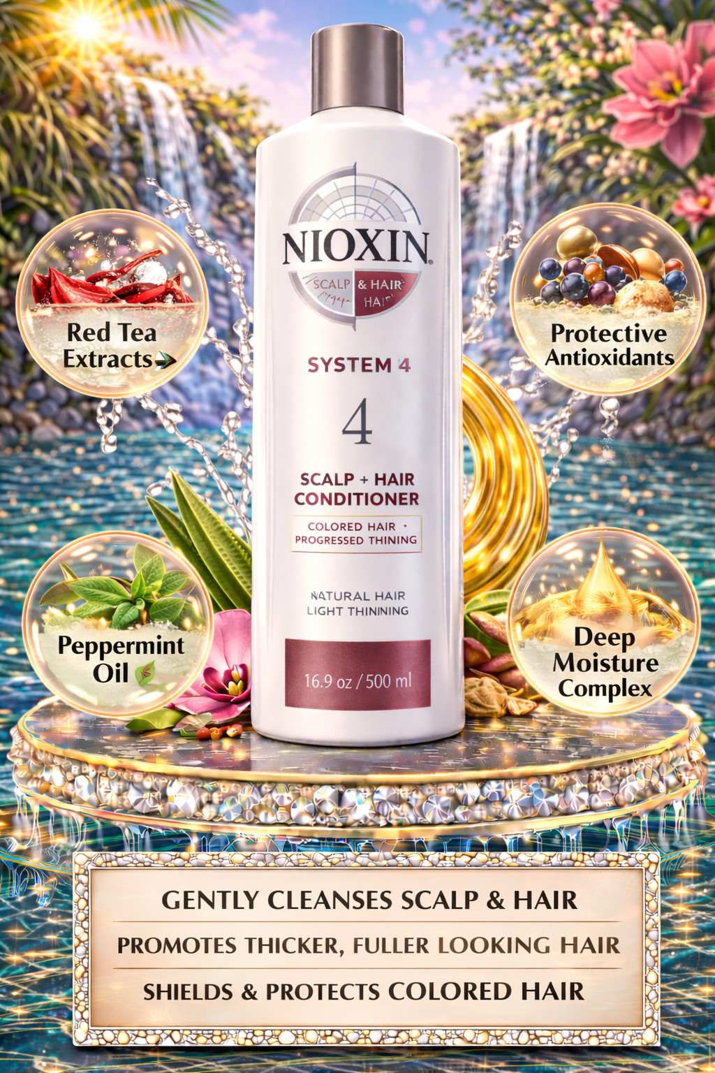 Nioxin System 4 Scalp + Hair Conditioner 16.9 oz