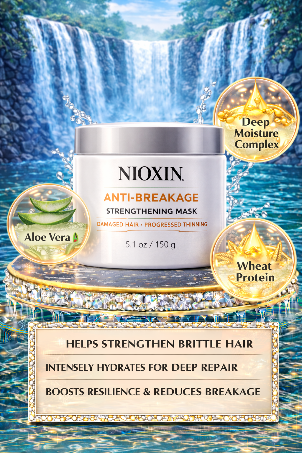 Nioxin Anti-Breakage Strehgthening Mask 5.1 oz