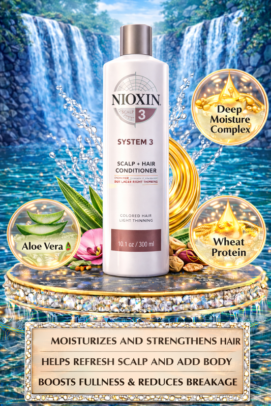 Nioxin System 3 Scalp + Hair Conditioner 10.1 oz