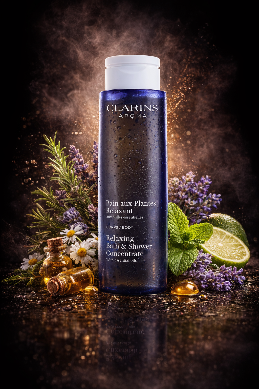 Clarins women Relaxing Bath & Shower Concentrate 200ml/6.7oz