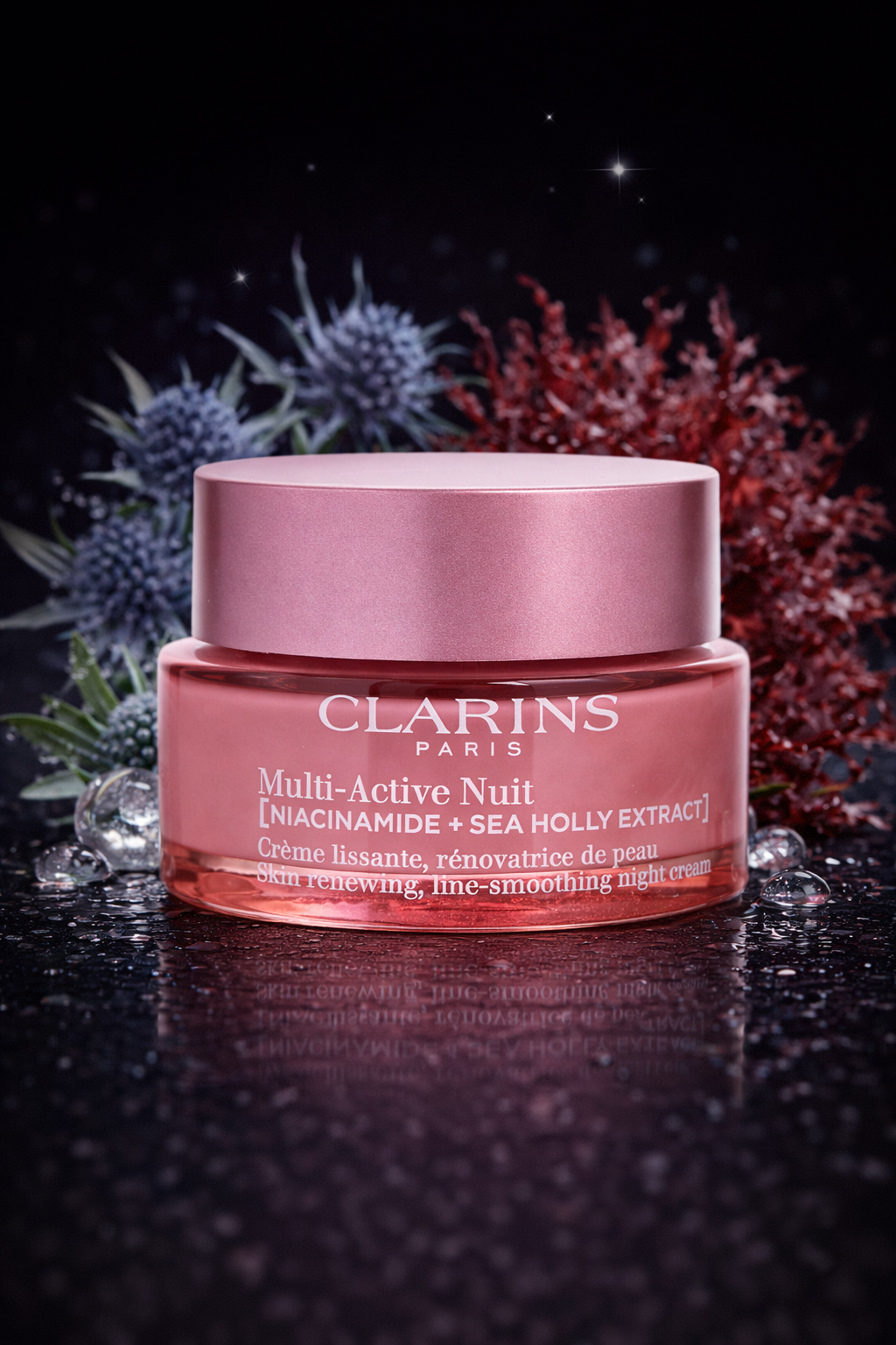 Clarins women Multi-Active Night Cream (Niacinamide And Sea Holly Extract) For All Skin 50ml/1.7oz