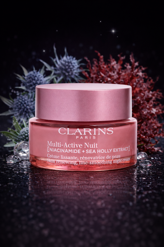 Clarins women Multi-Active Night Cream (Niacinamide And Sea Holly Extract) For All Skin 50ml/1.7oz