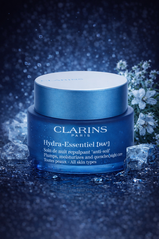 Clarins women Hydra-Essentiel [Ha2] Plumps, Moisturizes And Quenches Night Cream (All Skin Types) 50ml/1.7oz