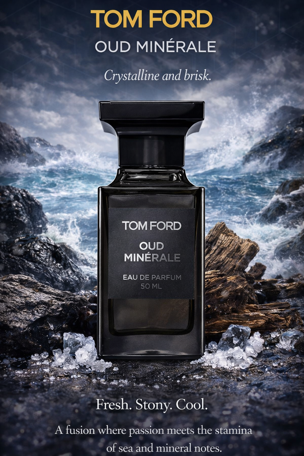 Tom Ford Oud Minerale unisex Eau De Parfum Spray (New Packaging) 3.4 oz