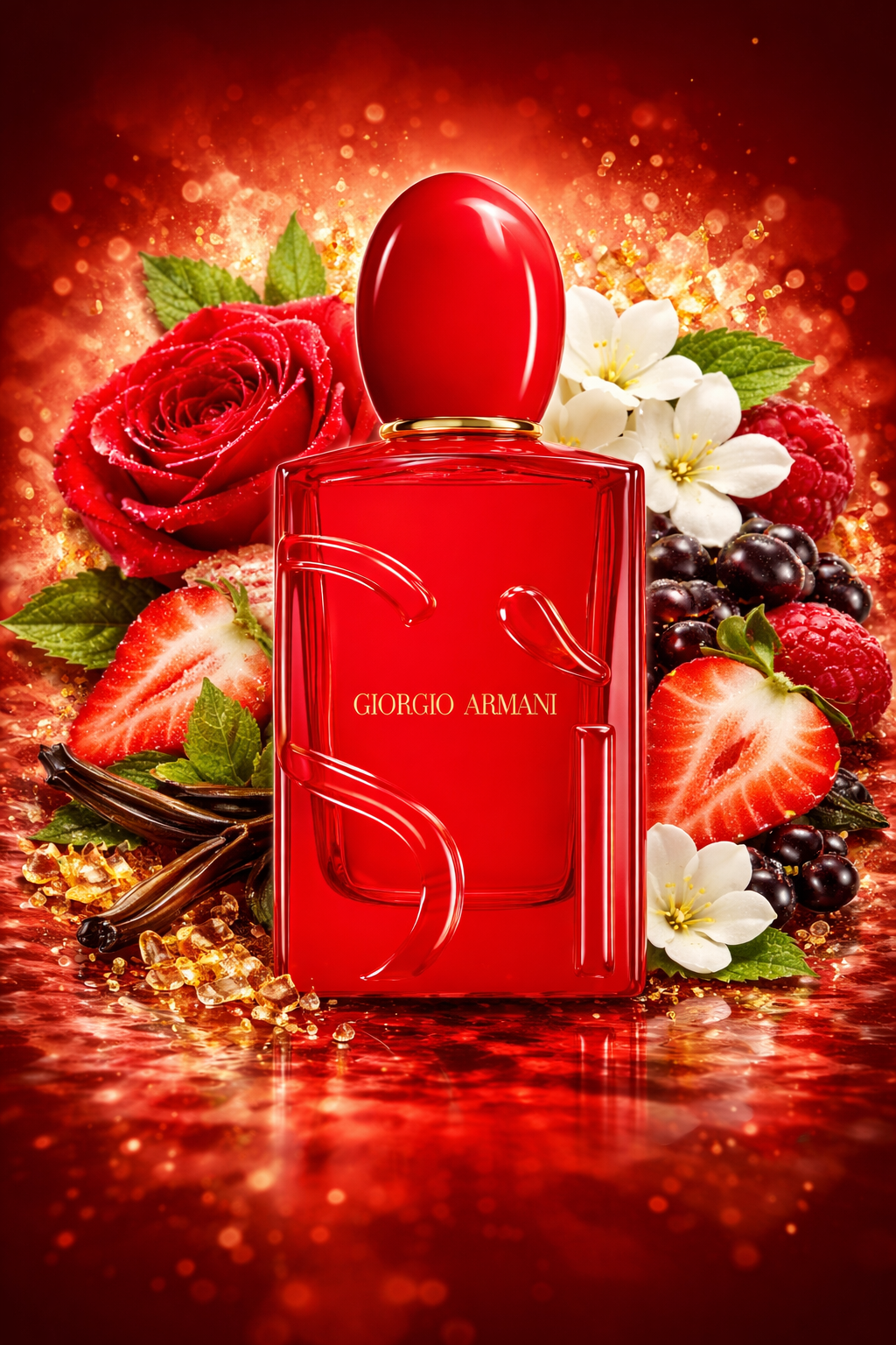 Armani Si Passione Red Musk women Eau De Parfum Spray 3.3 oz