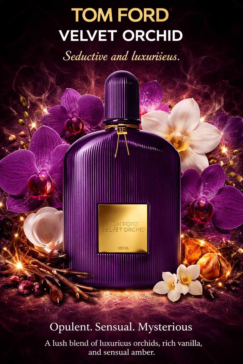 Tom Ford Velvet Orchid Eau De Parfum Spray 3.4 oz