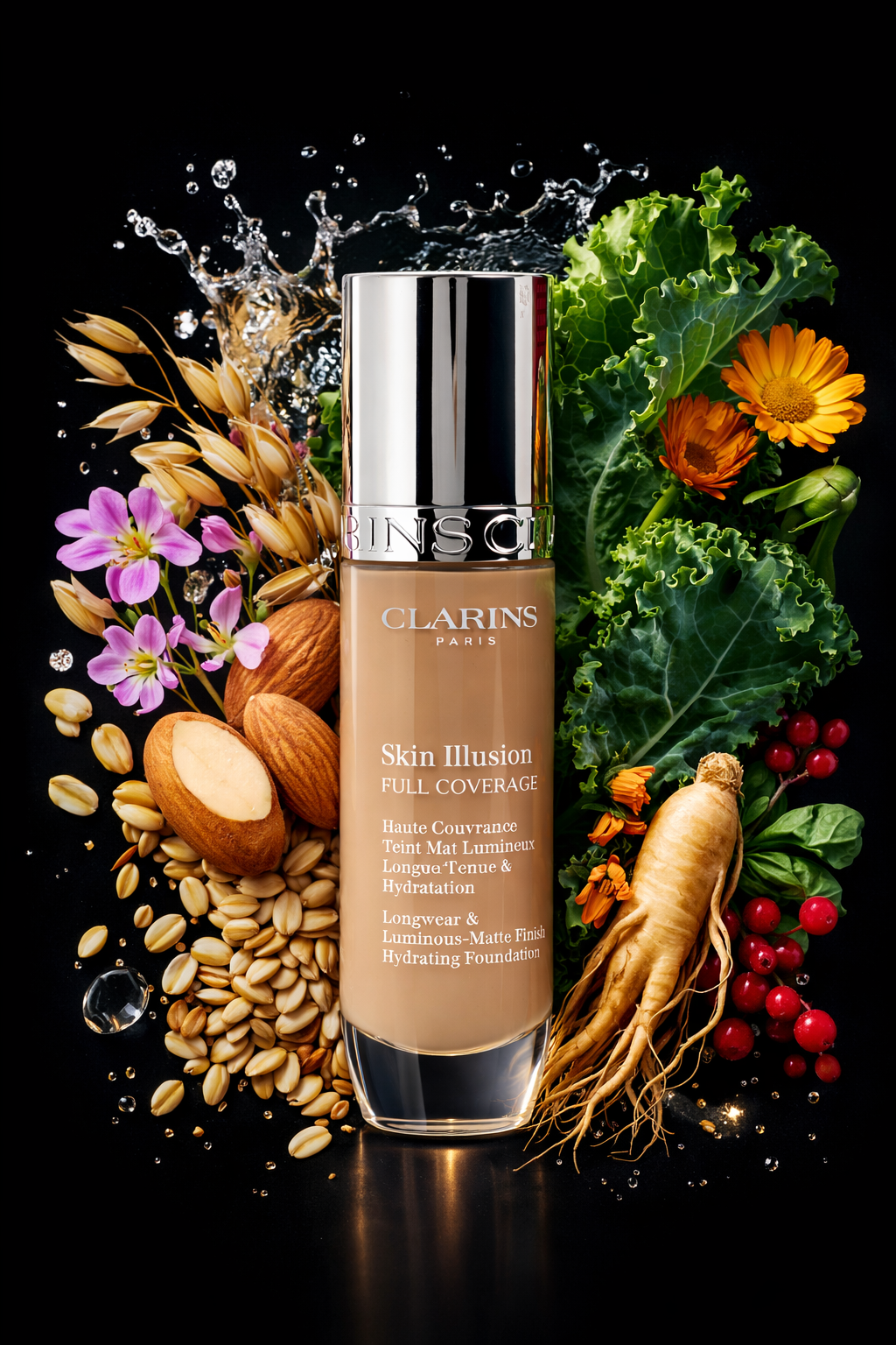 Clarins Skin Illusion Full Coverage Foundation # 114n 30ml/1oz