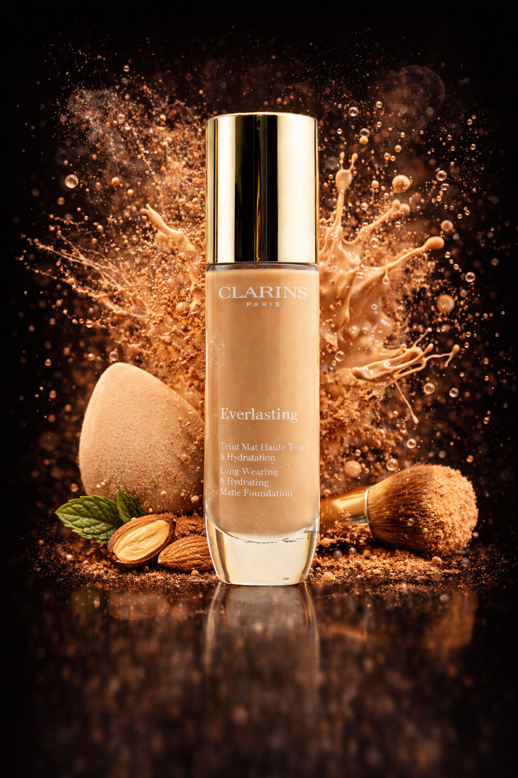 Clarins Everlasting Long Wearing & Hydrating Matte Foundation # 107c Beige 30ml/1oz