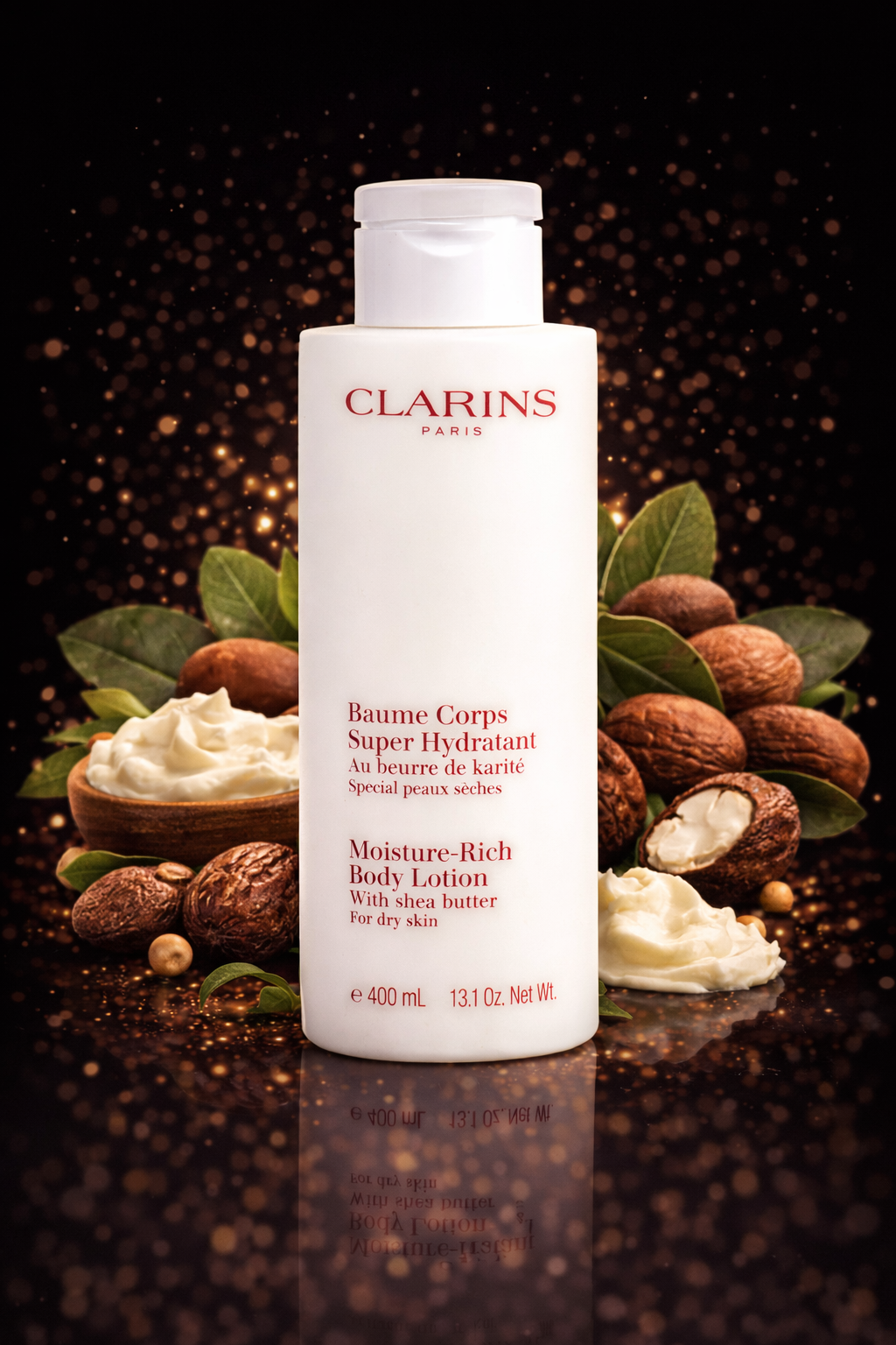Clarins Body Lotion Moisture Rich Body Lotion ( For Dry Skin ) 400ml/13.5oz