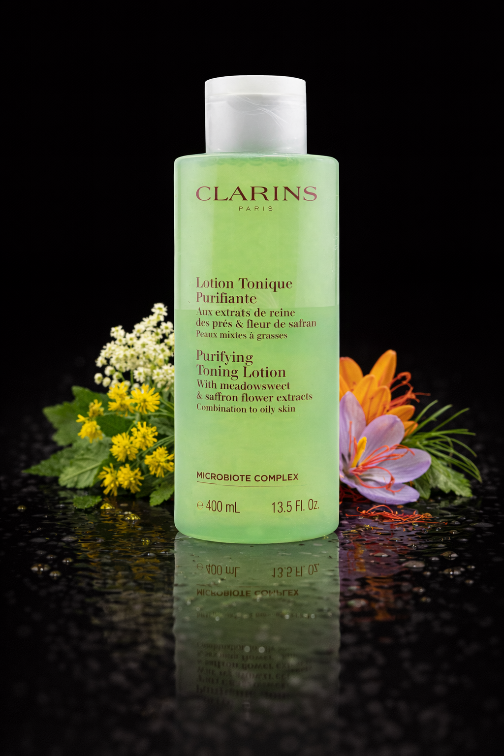 Clarins women Purifying Toning Lotion With Meadowsweet & Saffron Flower Extracts - Combination To Oily Skin 400ml/13.5oz
