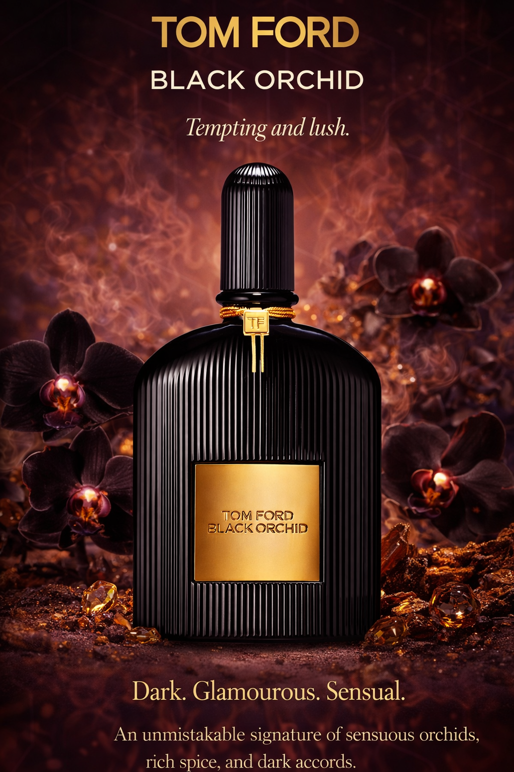 Black Orchid women Parfum Spray 3.4 oz