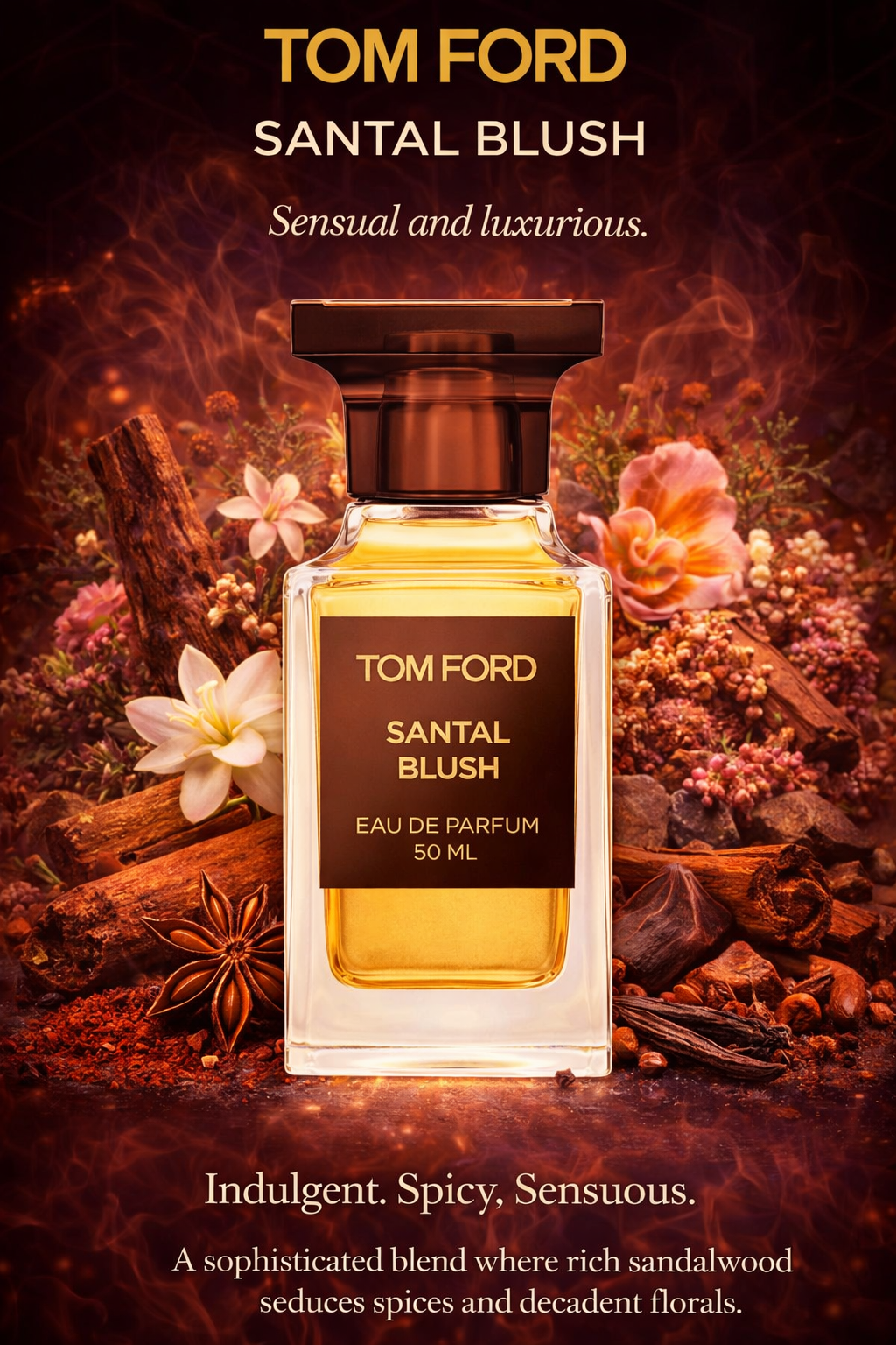 Tom Ford Santal  Eau De Parfum Spray 1.7 oz