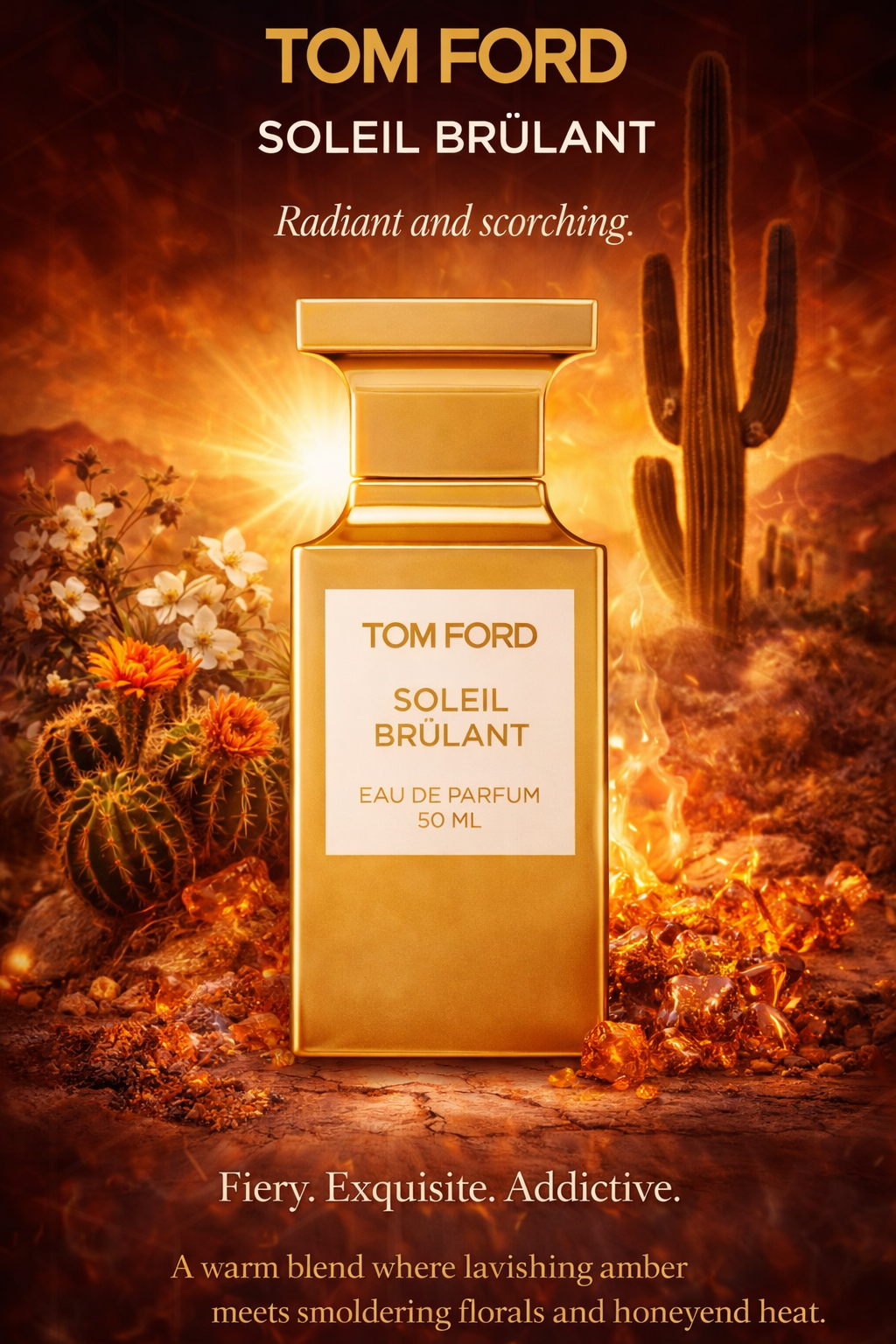 Tom Ford Soleil Brulant unisex Eau De Parfum Spray 1.7 oz