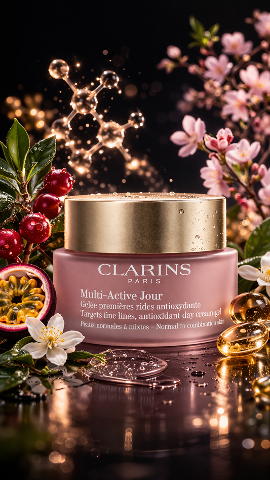 Clarins women Multi-Active Day Targets Fine Lines Antioxidant Day Cream-Gel - For Normal To Combination Skin 50ml/1.7oz