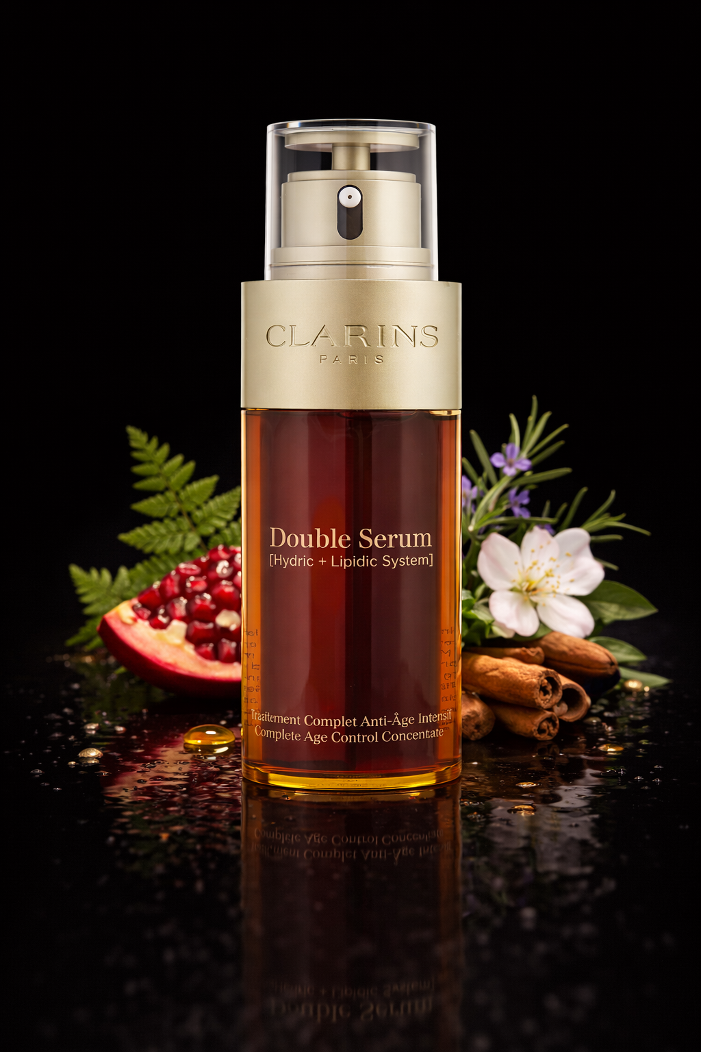 Clarins Double Serum Double Serum (Hydric + Lipidic System) Complete Age Control Concentrate 50ml/1.6oz