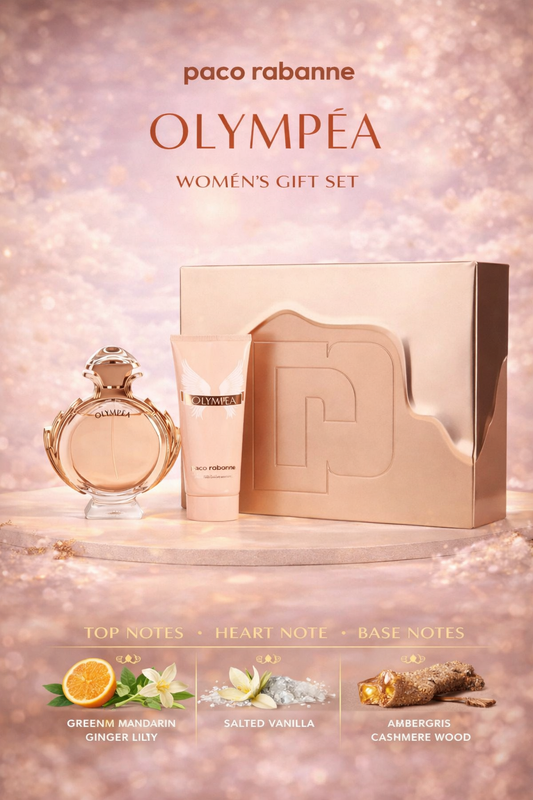 Paco Rabanne Olympea Parfum Duo Eau De Parfum Spray 2.7 oz & Body Lotion 3.4 oz