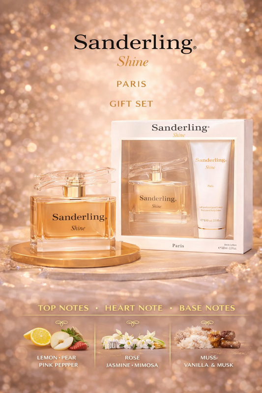 Sanderling Shine Eau De Parfum Spray 3.3 oz & Body Lotion 3.3 oz