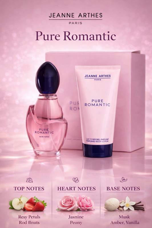 Pure Romantic  Eau De Parfum Spray 3.3 oz & Perfumed Body Lotion 5 oz