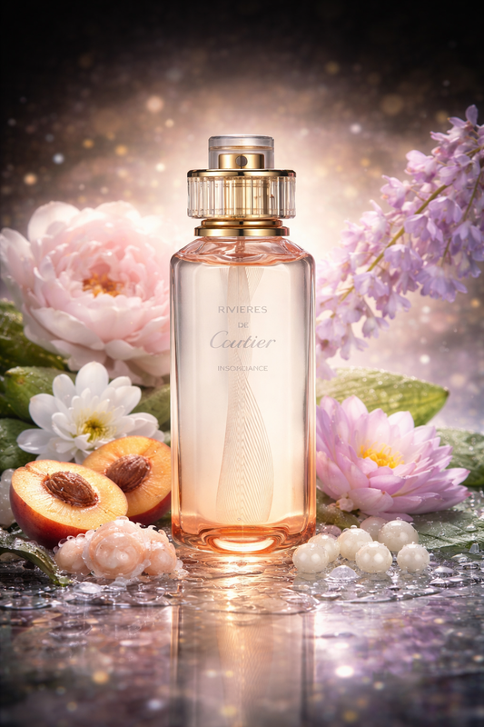 Cartier Rivieres Insouciance  Eau De Toilette Refillable Spray 3.3 oz Tester
