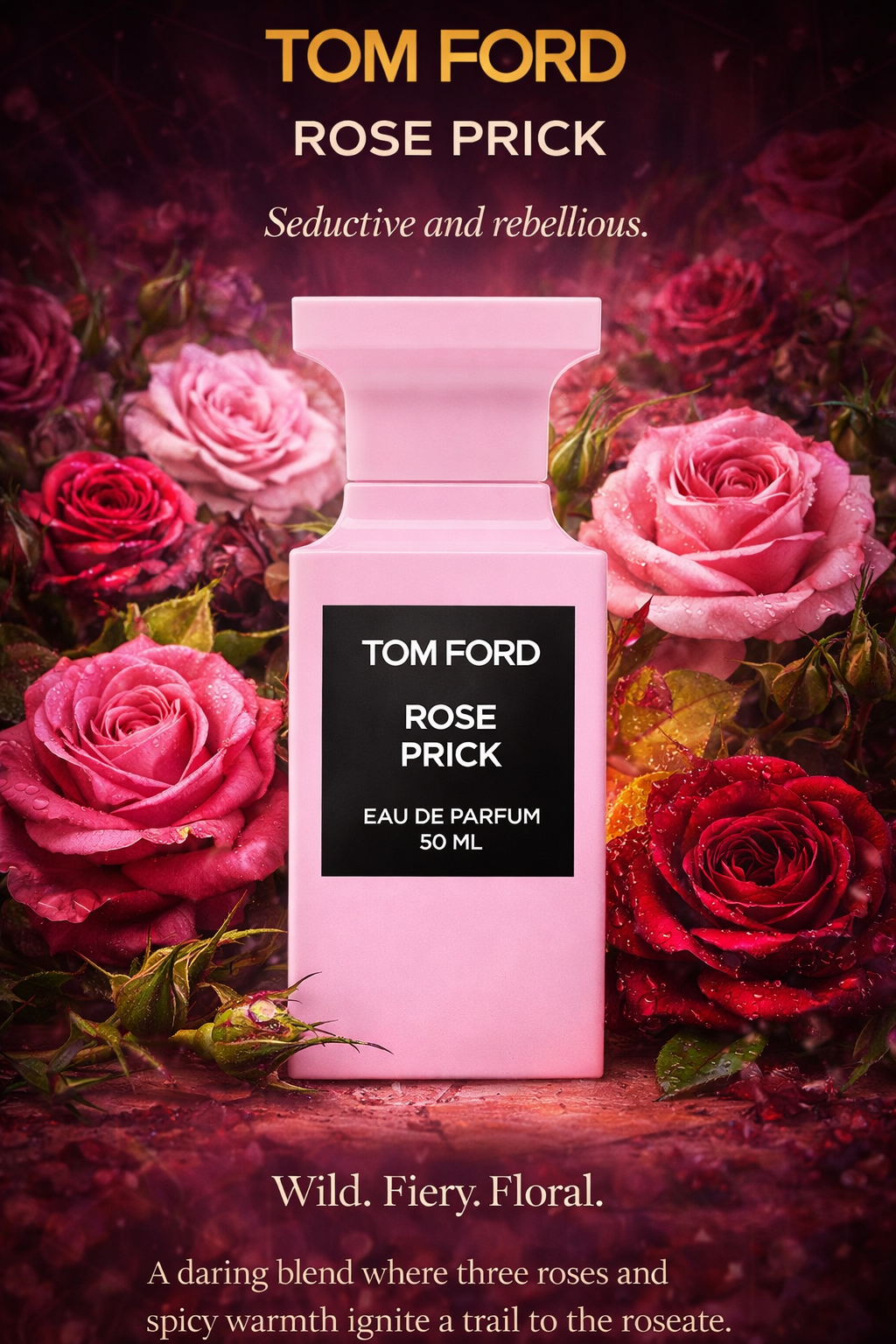 Tom Ford Rose Prick women Eau De Parfum Spray 1.7 oz