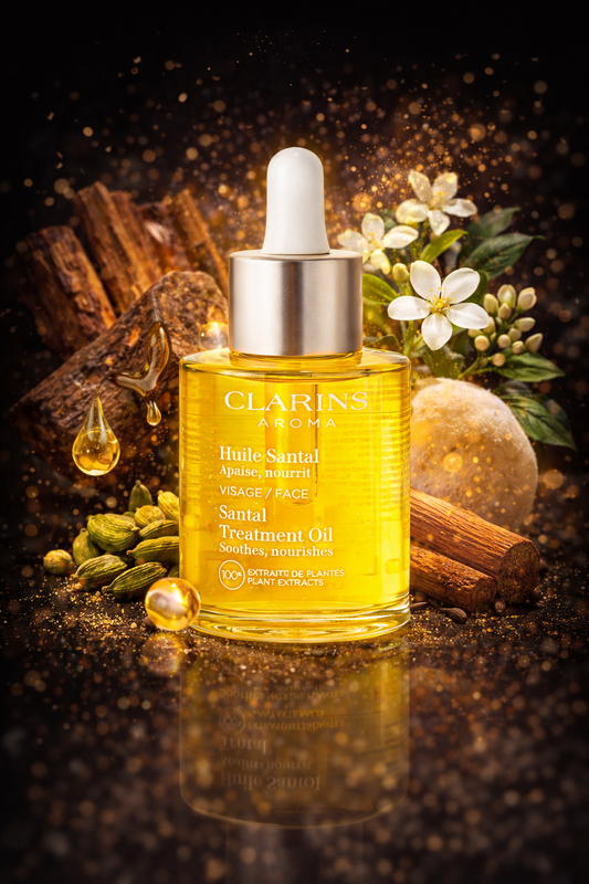 Clarins women Face Treatment Oil - Santal (For Dry Skin) 30ml/1oz