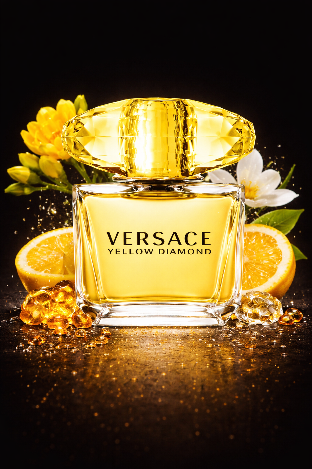 Versace Yellow Diamond women Eau De Toilette Spray 3 oz Tester